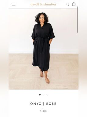 Dwell & slumber classic robe in NAVY